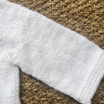 Baby cardigan Bottom up Raglan