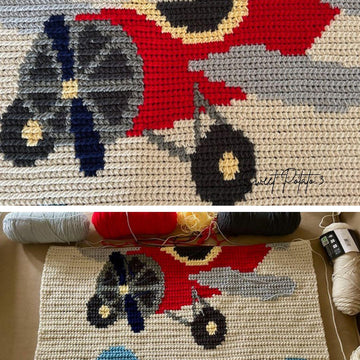Airplane Baby Blanket