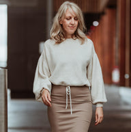 Gather Sleeve Sweater