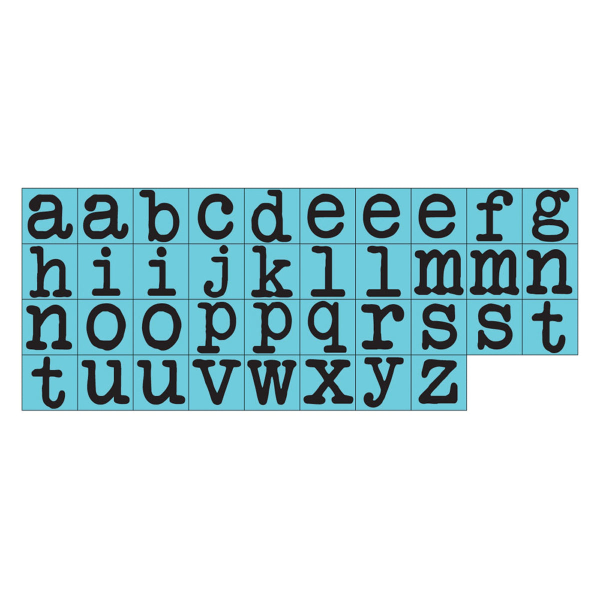 Prima Marketing Prima Press .25" Alphabet Stamp Set 38/Pkg - #2