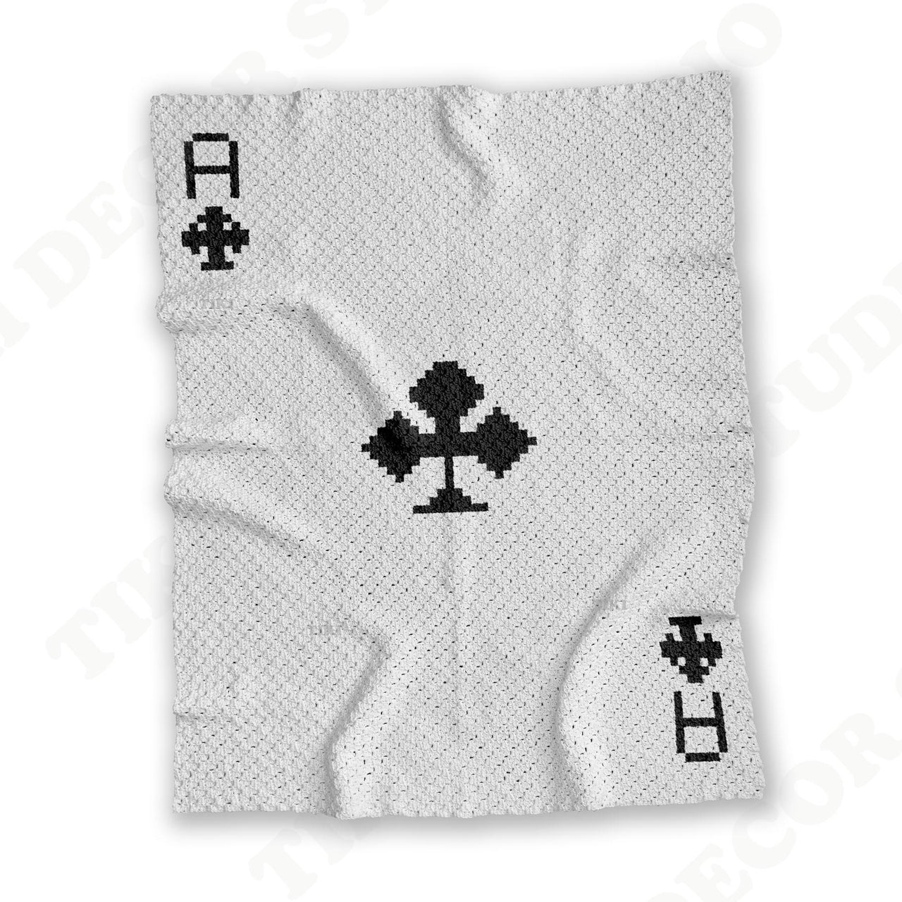 Ace of Clubs Blanket C2C CROCHET PATTERN