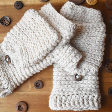 Tabby Star Mittens