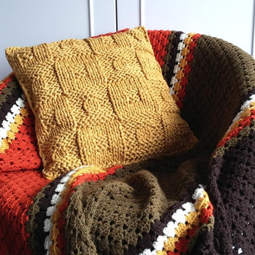 Chess board cushion cover