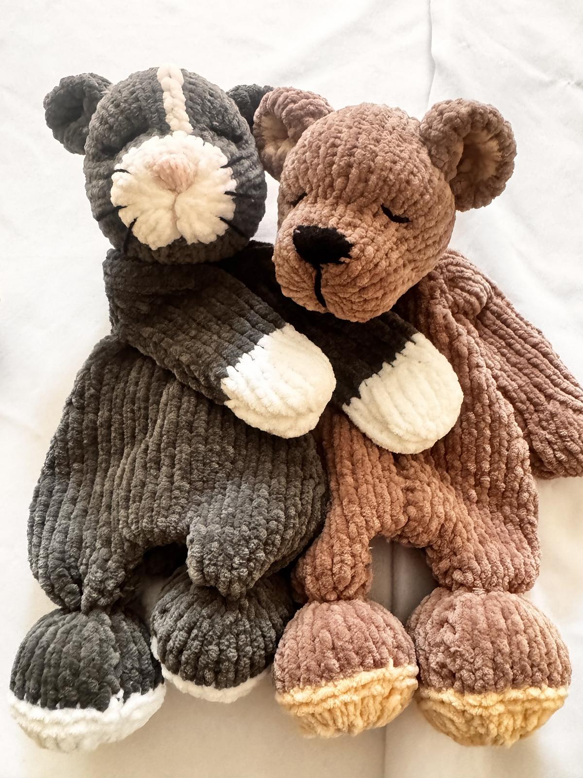 Bear, Puppy, Kitty Comforters
