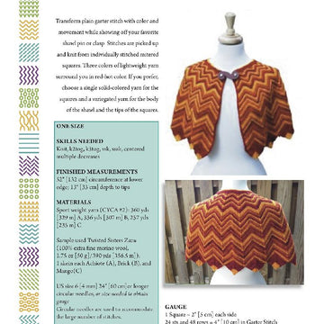 Flame-Tipped Shawl