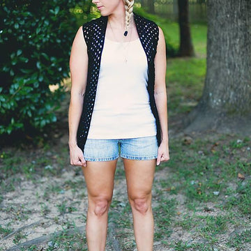 Flower Lace Vest
