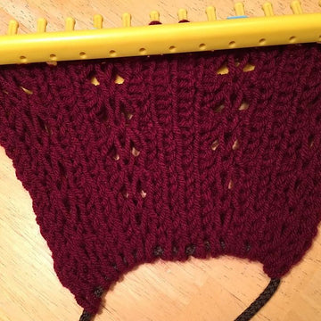 Chunky Lacy Infinity Scarf