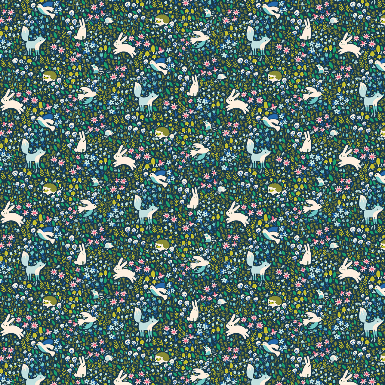 Michael Miller Fabrics Open Fields: Full of Wonder - Meadow Social II