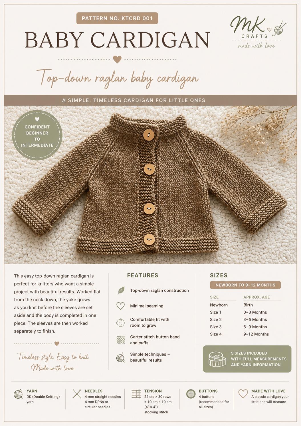 Baby cardigan