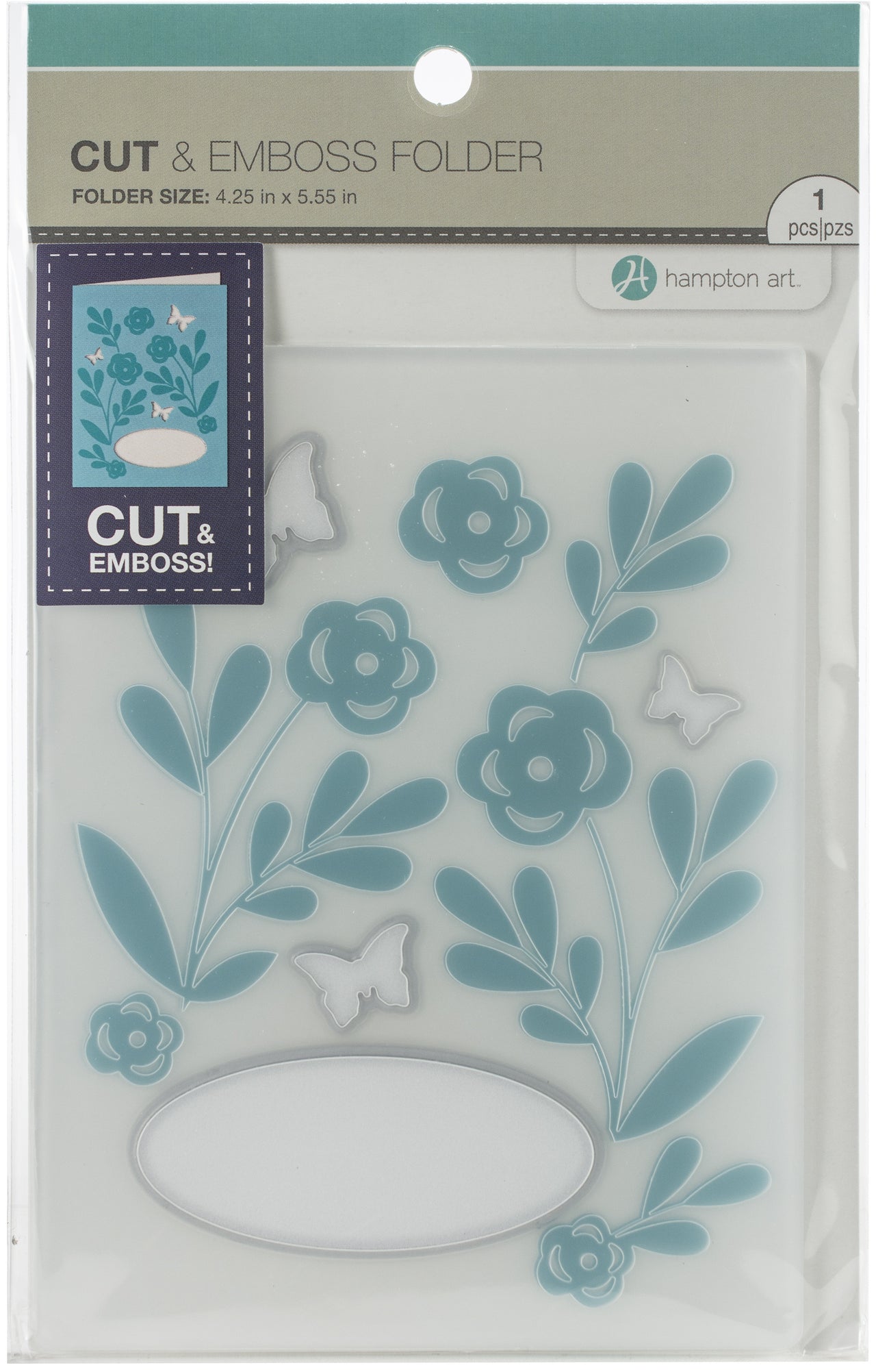 Hampton Art Cut & Emboss Folder - Butterfly Florals