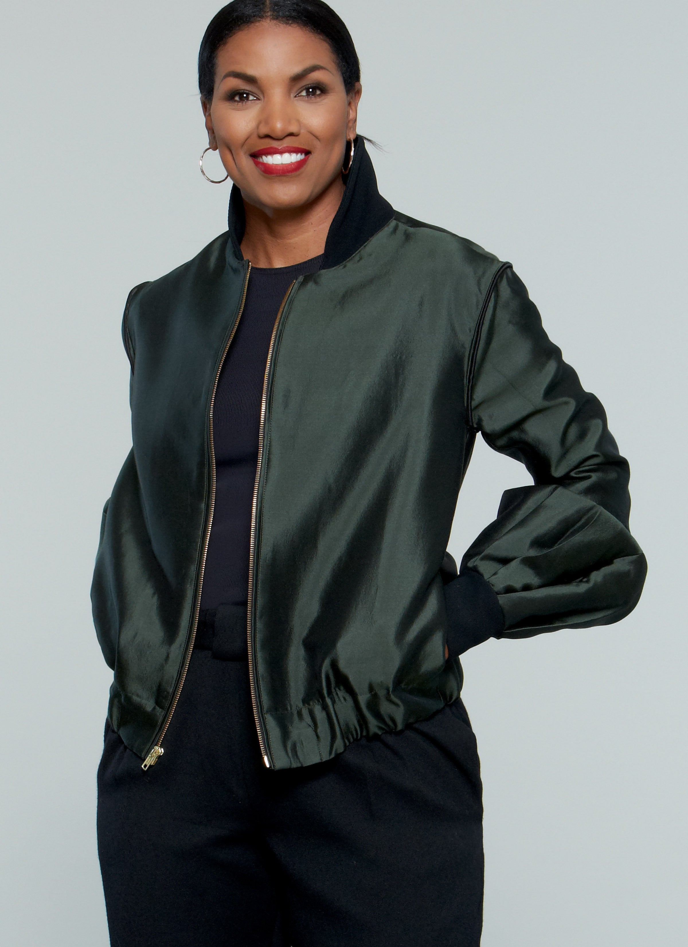 McCall's Misses' Bomber-Style Jacket M7636 - Sewing Pattern