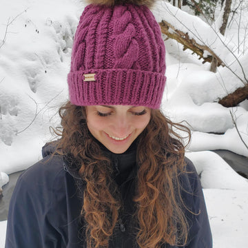 Frosty - Braided Cable Hat