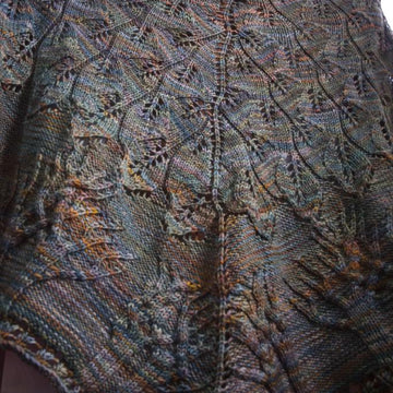 Into the Forest Square Shawl