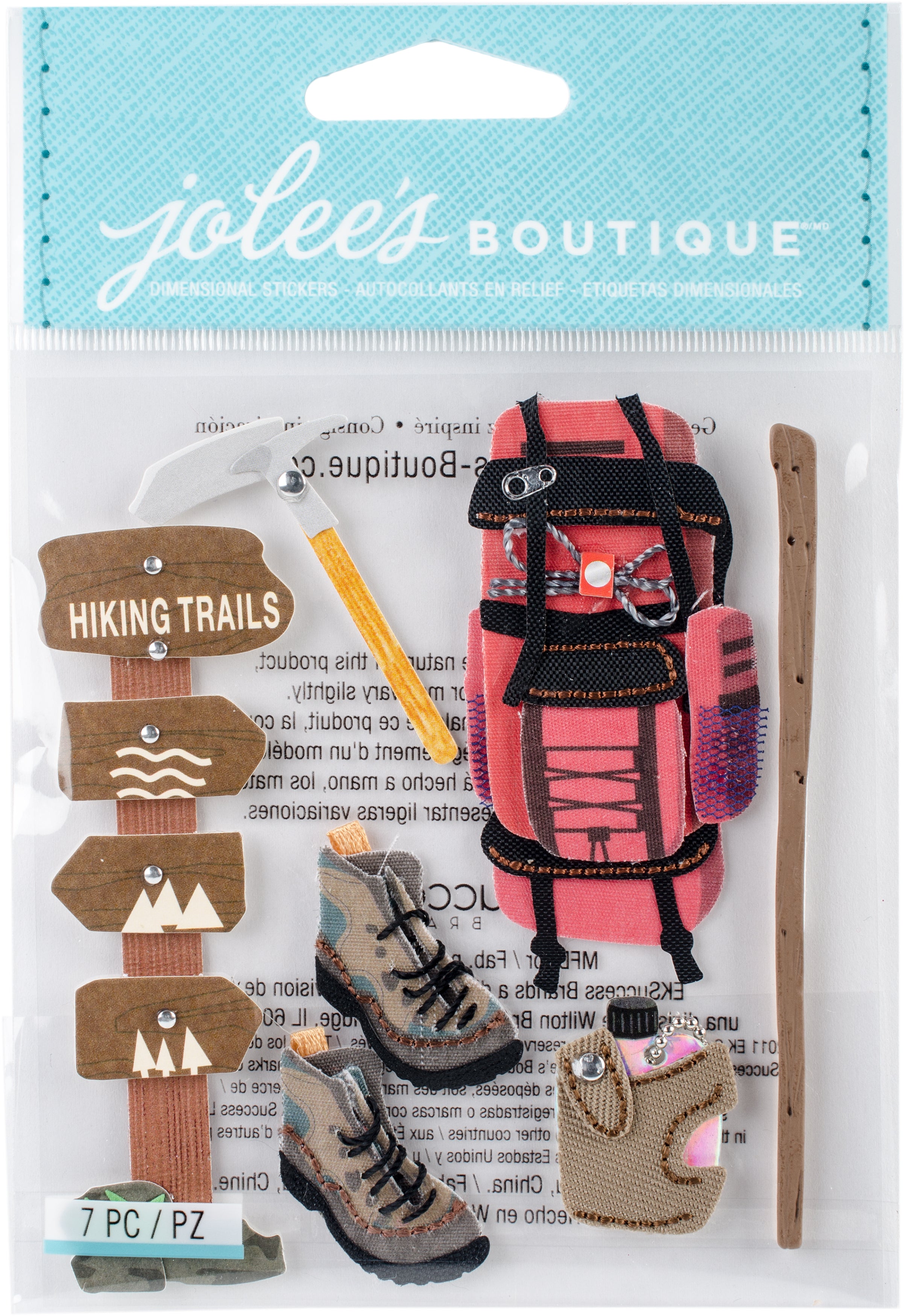 Jolee's Boutique Dimensional Stickers - Hiking Trip