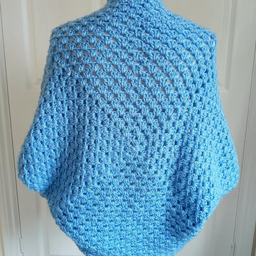 Crochet Periwinkle Cocoon Cardigan Pattern