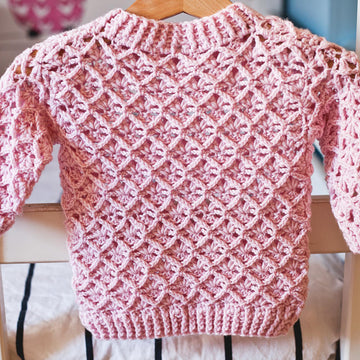 Lacy Rhomb Sweater