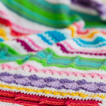 Rainbow Sampler Blanket 2