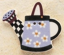 Mill Hill Button 43147 - Blue Daisy Water Can