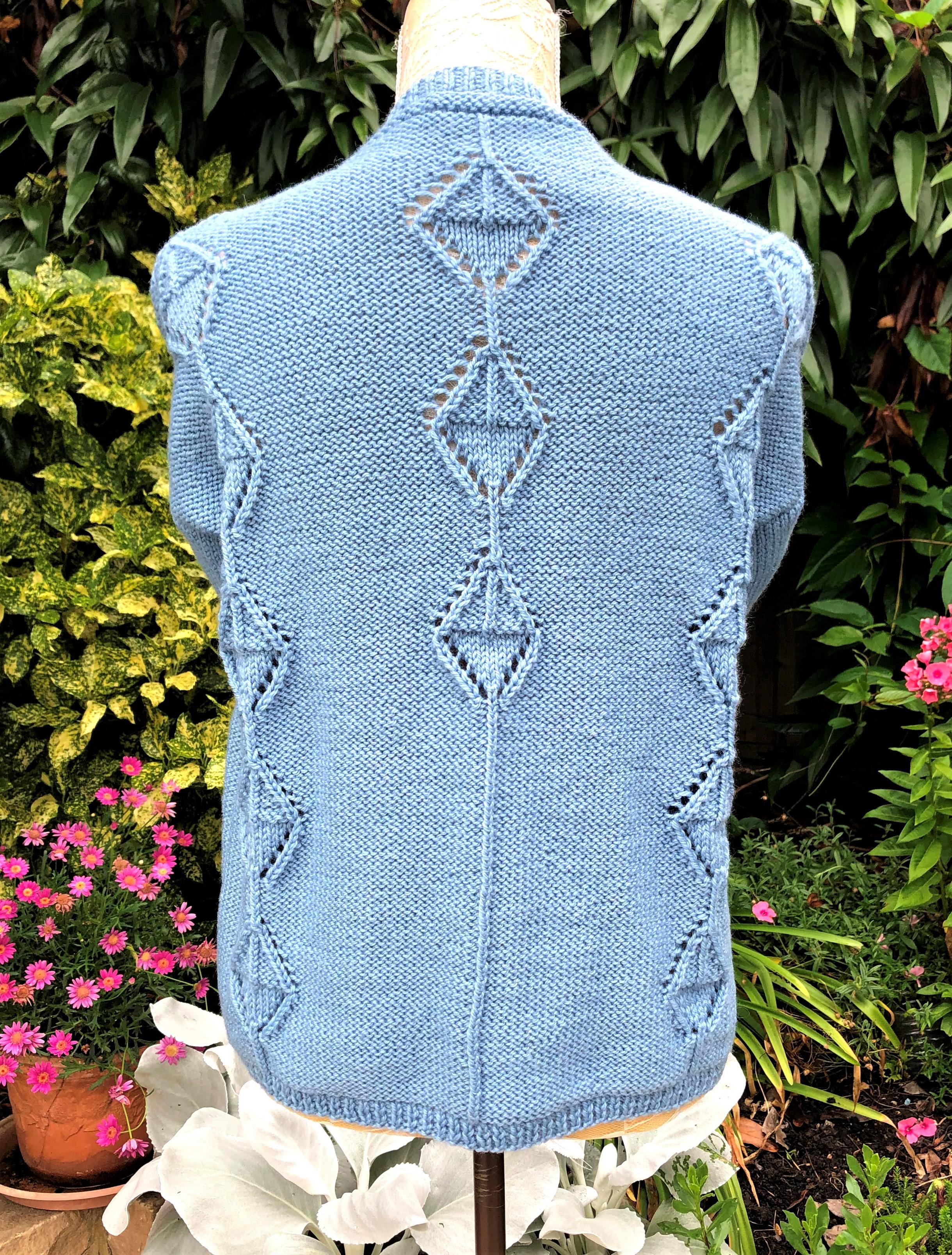 Diamond Eyelet Sweater