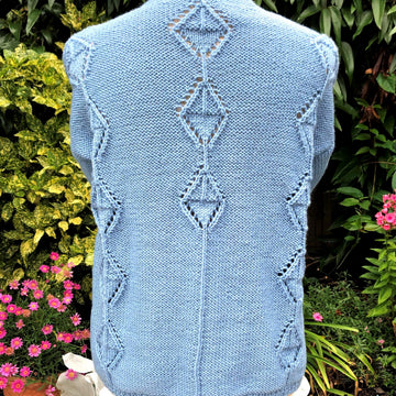 Diamond Eyelet Sweater