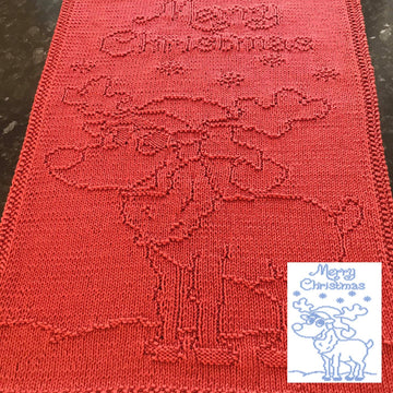 Nr. 593 – Reindeer guest towel