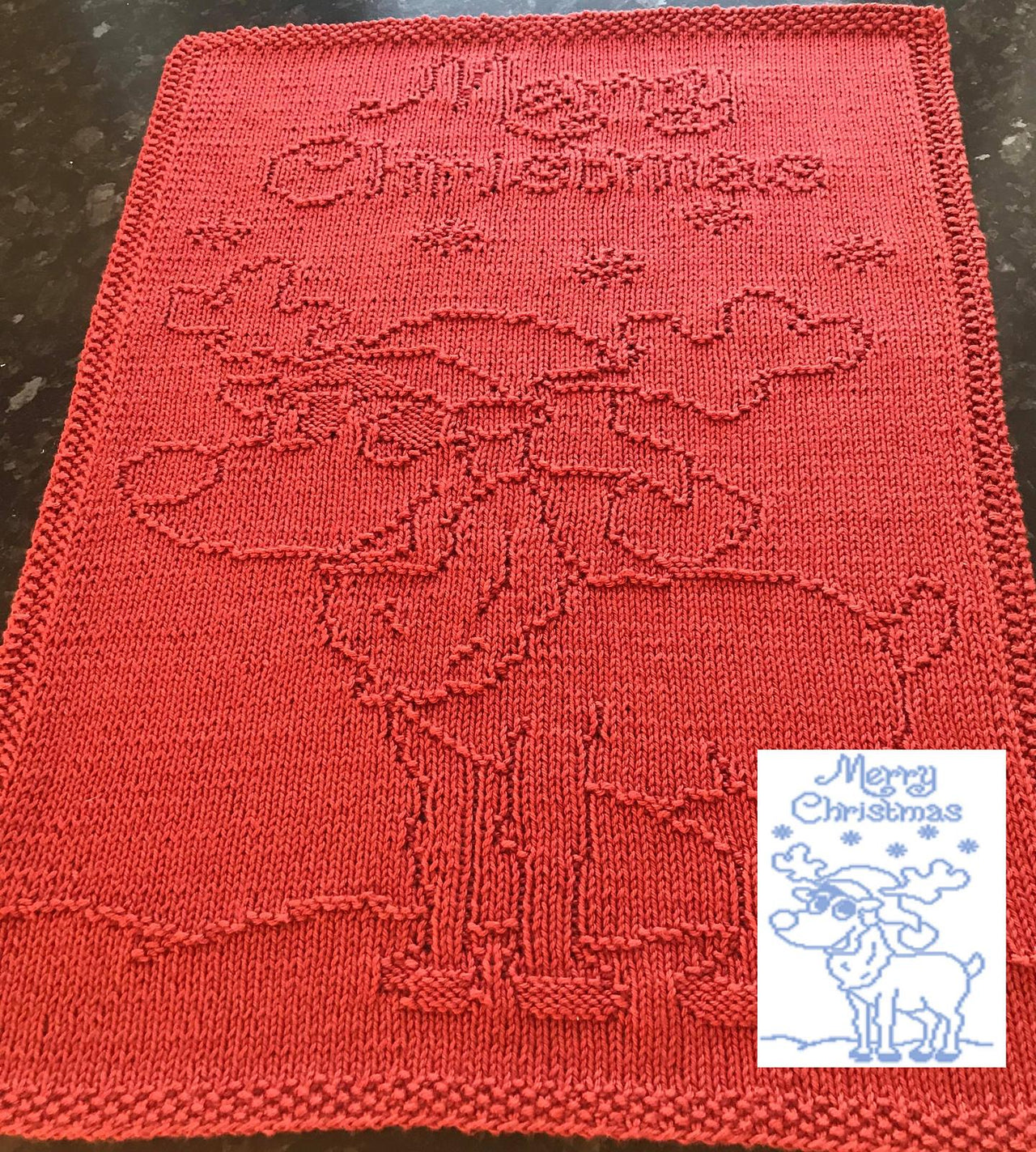 Nr. 593 – Reindeer guest towel