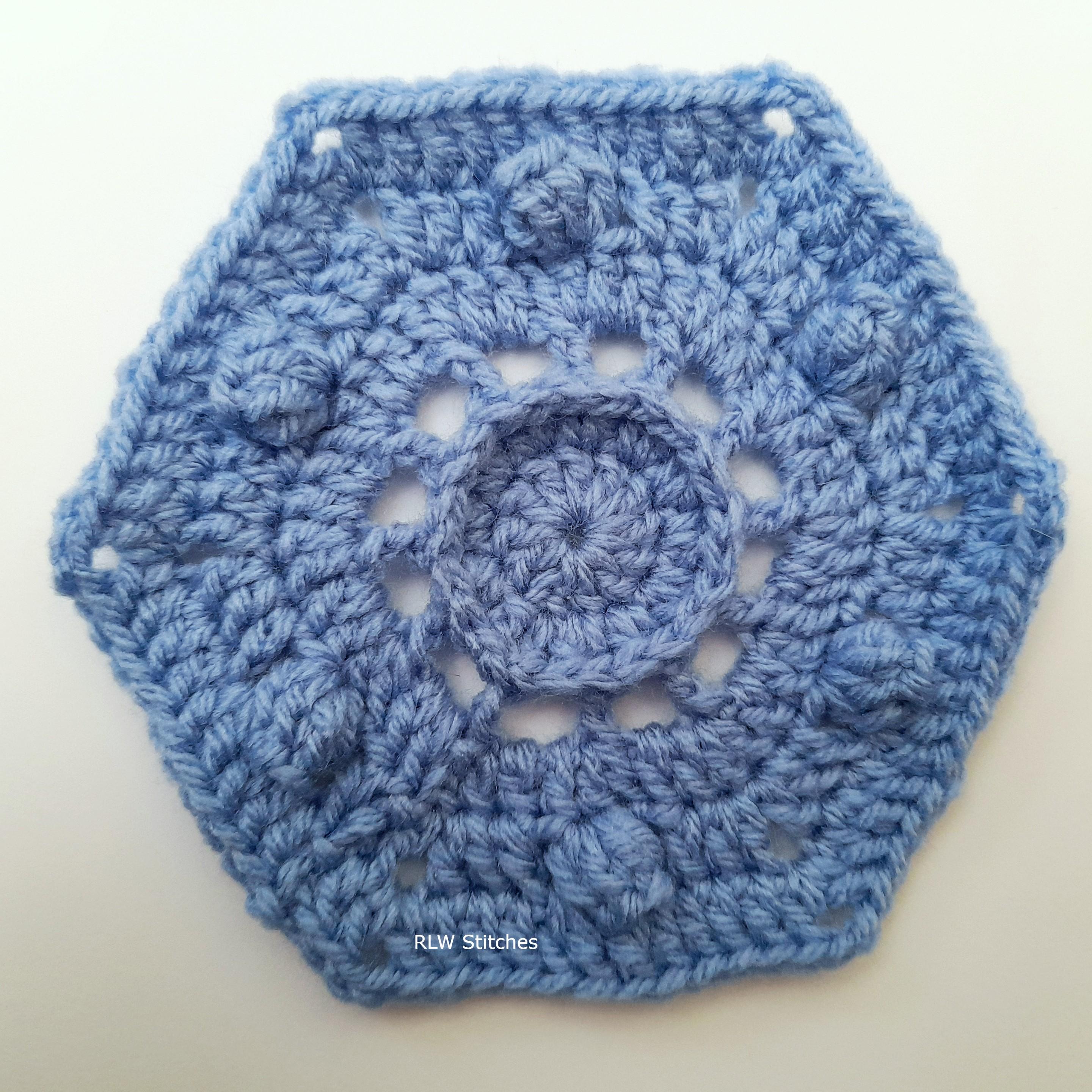 Textured Hexagon motif