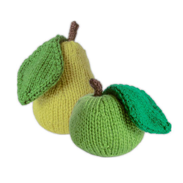 Apple and Pear pincushions