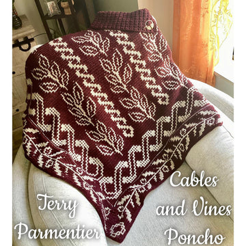 Flowing Cables and Vines Poncho