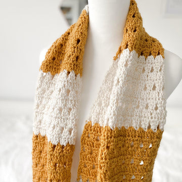 Granny Stripe Scarf