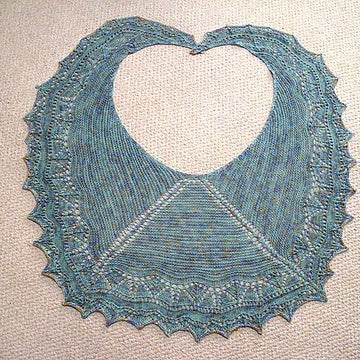 Lydia Crescent Lace Shawl