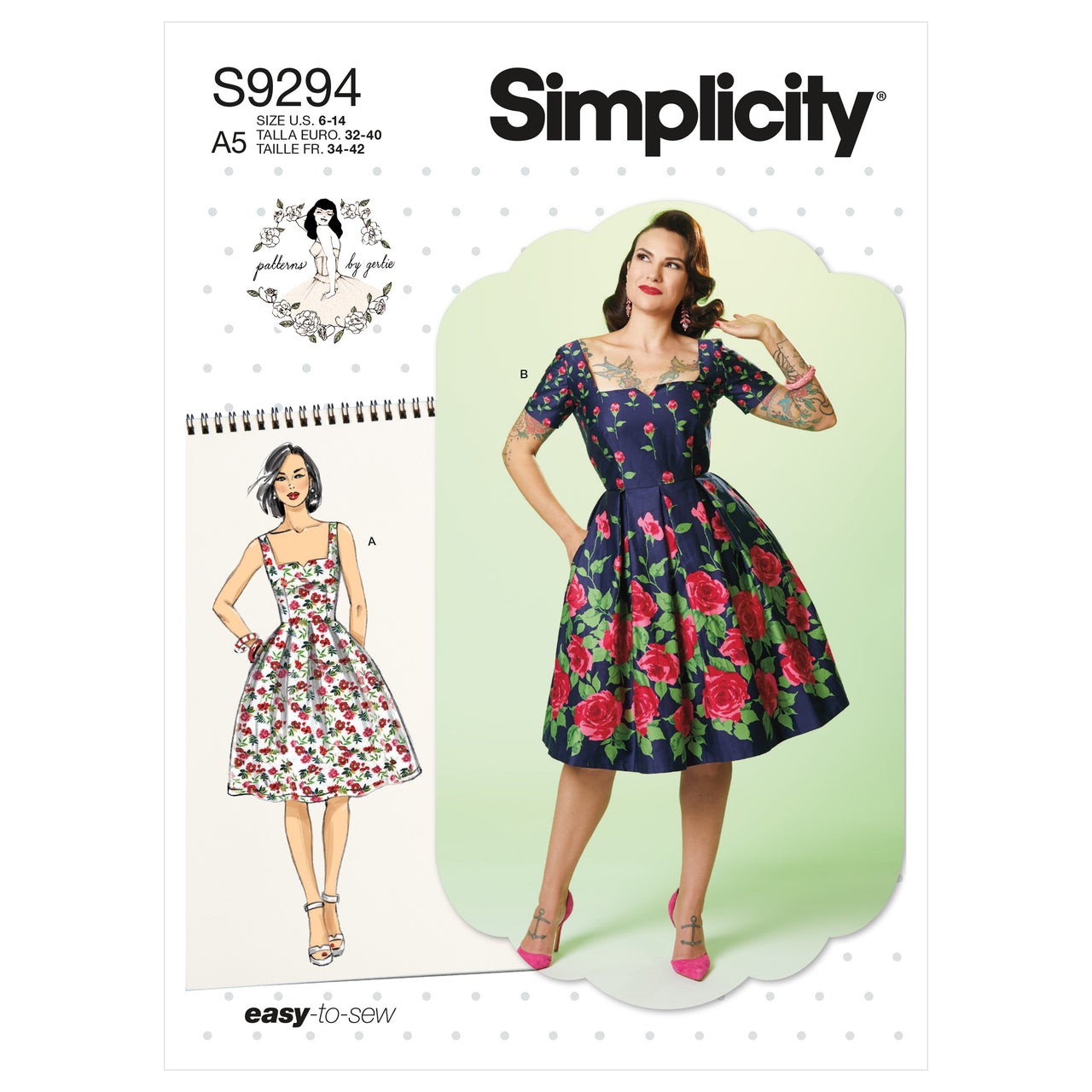 Simplicity Misses' Dress S9294 - Sewing Pattern
