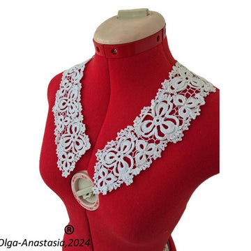 Easy detachable collar crochet 2