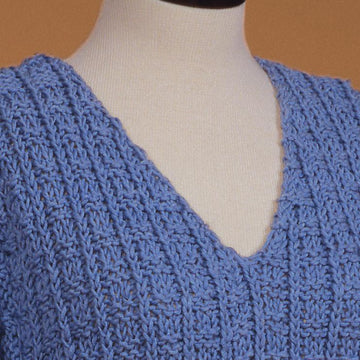 Sailor's Rib V-Neck Pullover 126