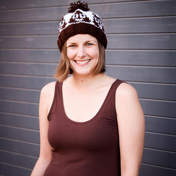 Poop Emoji Knit Hat