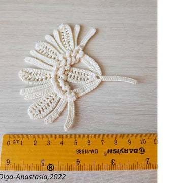Antique flower with bourdon 1