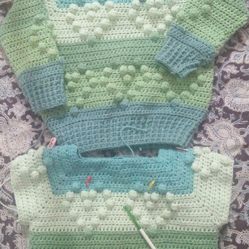 Sweetheart sweater for toddlers