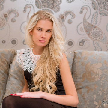 Knitted Lace Collar "Grace"