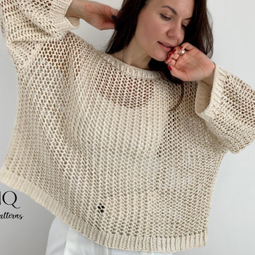 Halcyon Lace Knit Sweater