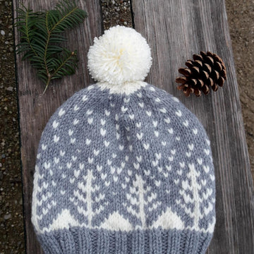 Snowy Trees Hat