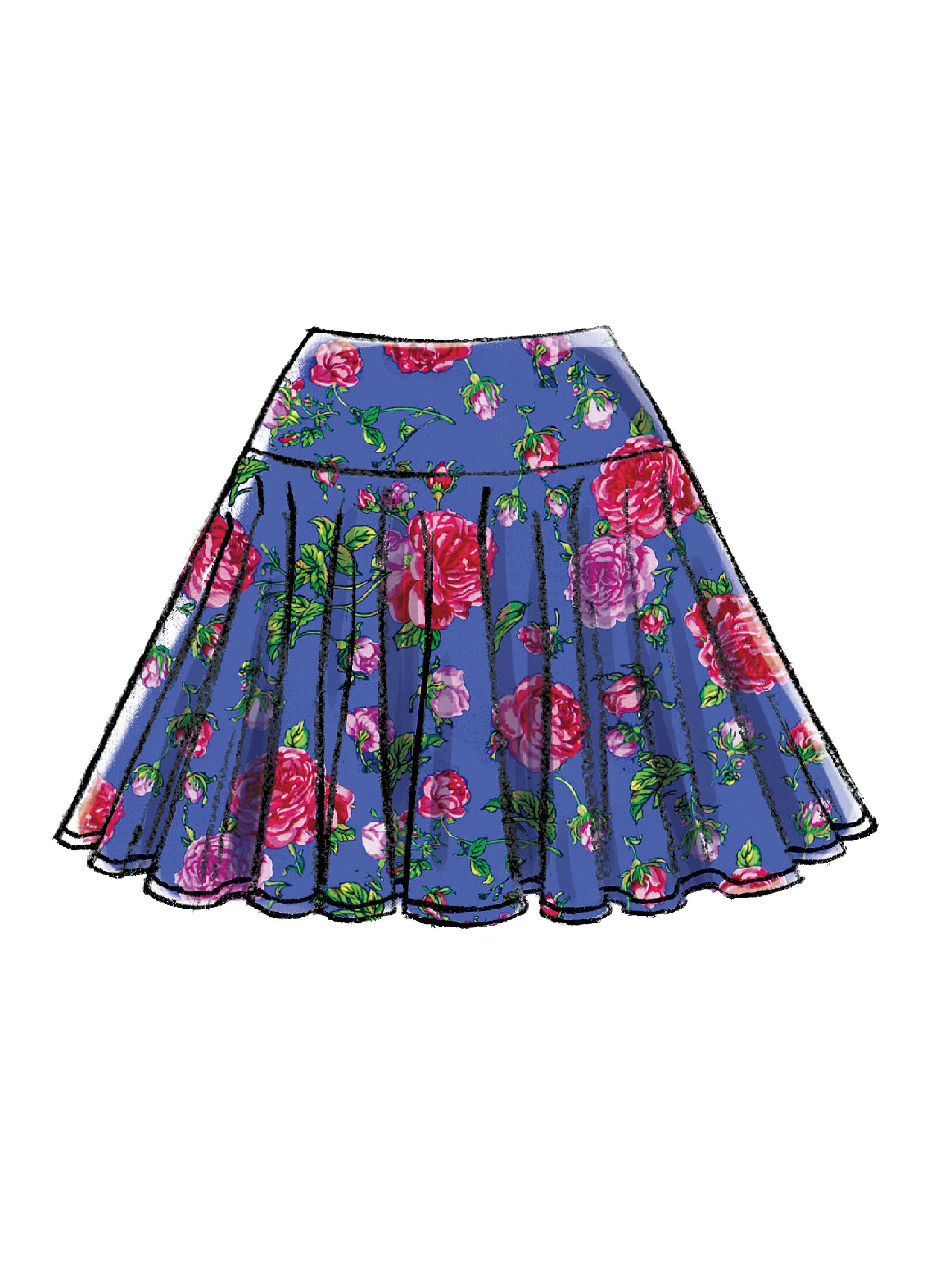 McCall's Misses' Skirts M7022 - Sewing Pattern