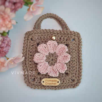 Mini Daisy Pouch with Handle