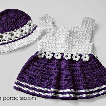 Violet Blooms Sun Hat
