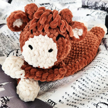 Highland Cow Cuddle Lovey