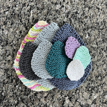 Eggtastic Dishcloth Canvas (Garter Version)