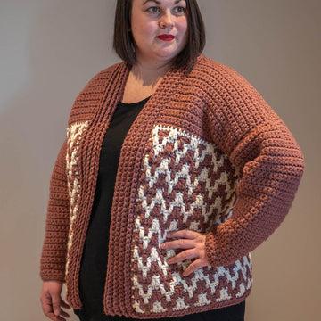 Mosaic Crochet Cardigan