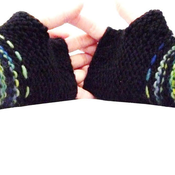 Fingerless Scrap Mitts