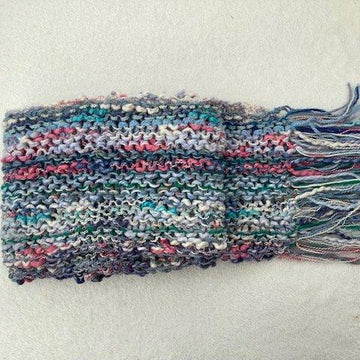 Charity scarf from scraps