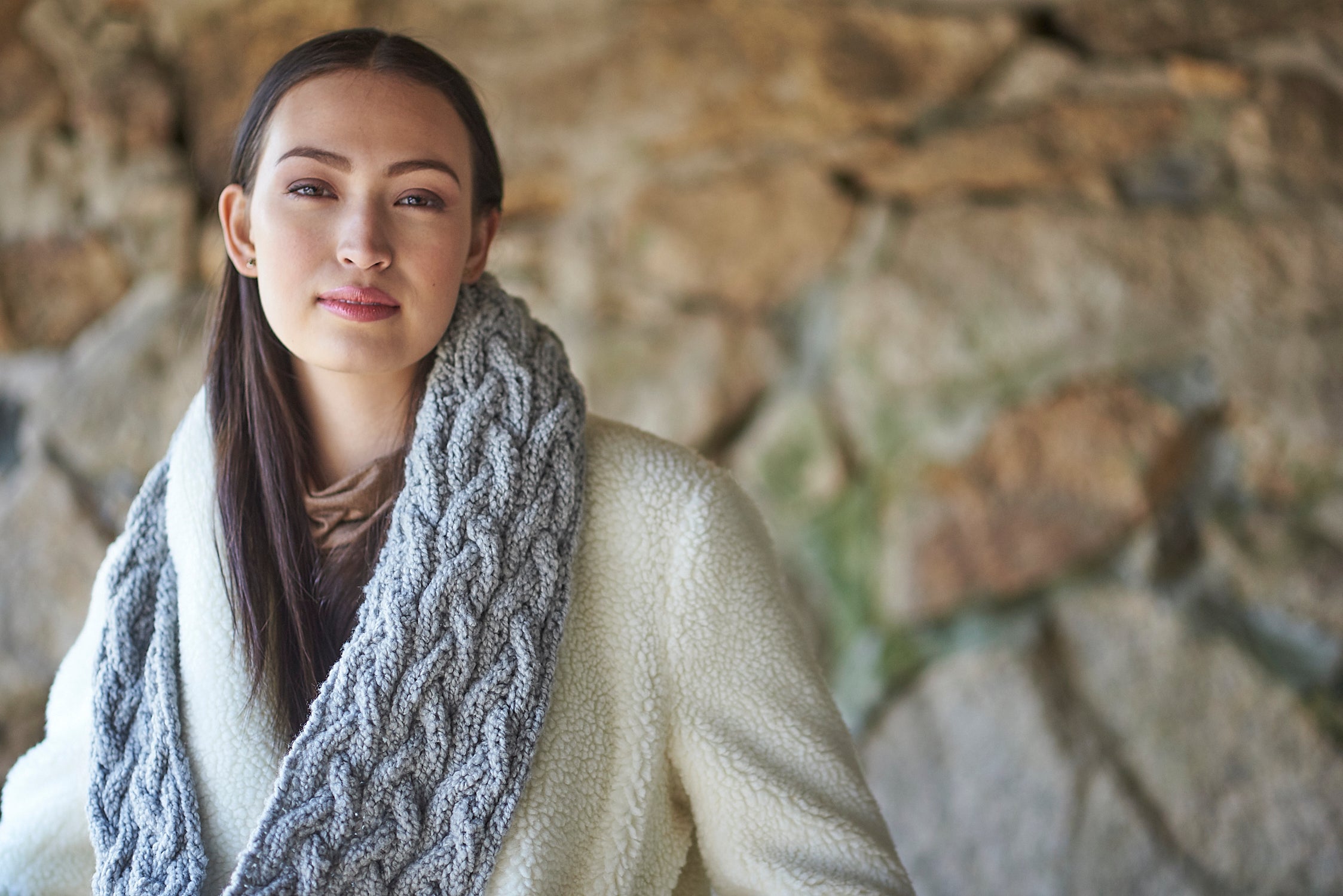Djuna Cowl in Berroco Nomad - Downloadable PDF