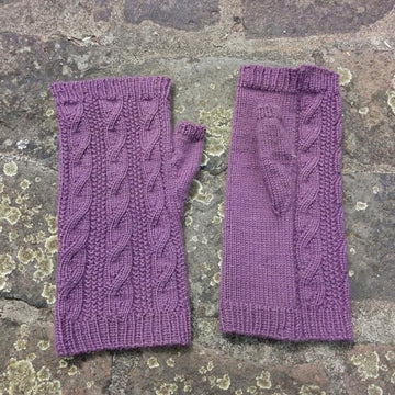 Faux Cable Mittens